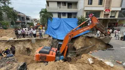 Ludhiana sinkhole forces evacuation, firms face FIR after second cave-in