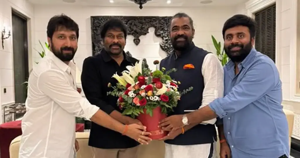 Chiranjeevi's Mega 158 wraps half shoot, Sankranthi 2027 target