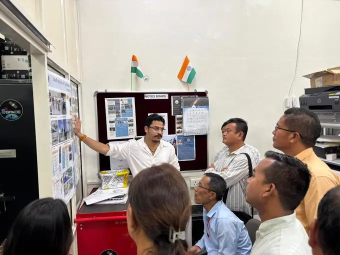 Manipur media delegation tours IIST in Thiruvananthapuram