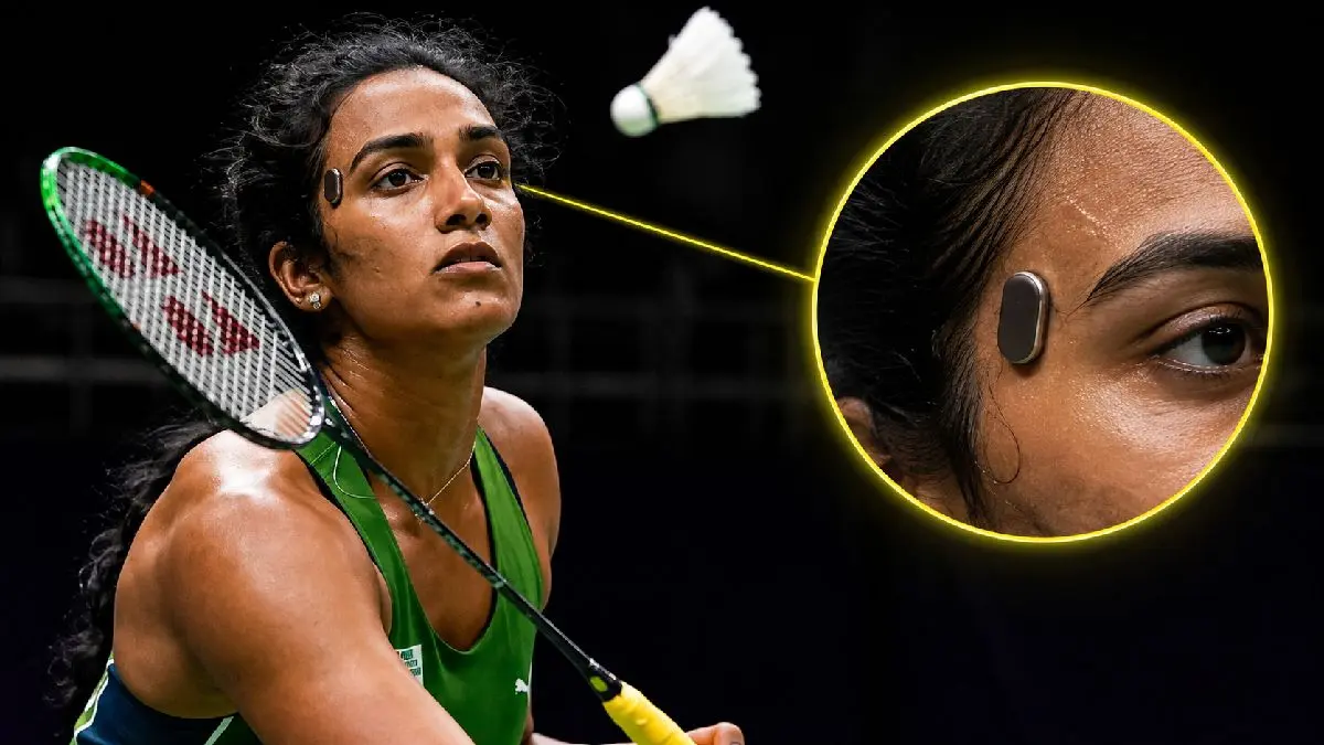 PV Sindhu wears Deepinder Goyal's brain-monitoring Temple device