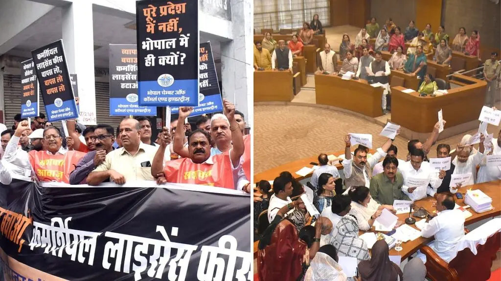 Bhopal council passes property lease plan amid trader protest