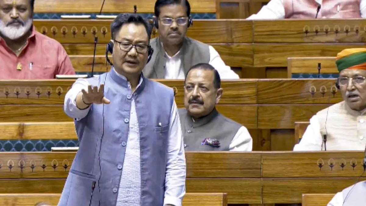 Rijiju accuses Congress of avoiding anti-paper leak Bill debate