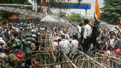 Jharkhand students clash with police during Assembly march