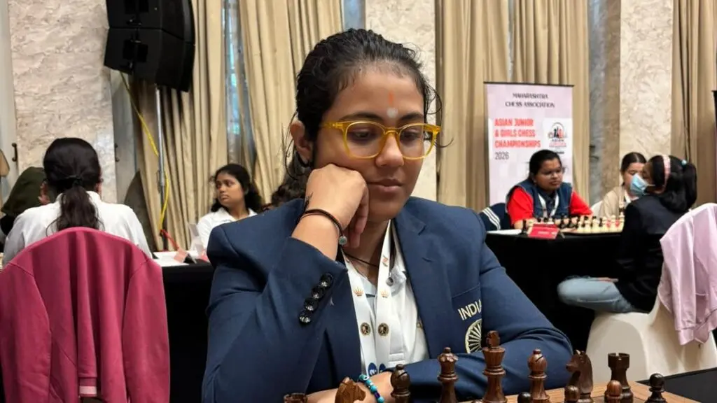 Pratitee takes sole lead in Asian Junior Girls Chess Championship