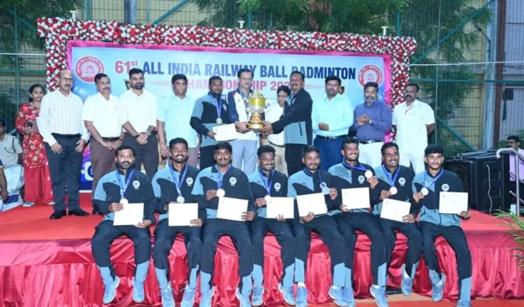 Southern Railway wins All India Railway Ball Badminton title