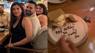 Samantha Prabhu shares birthday photos of director Raj Nidimoru