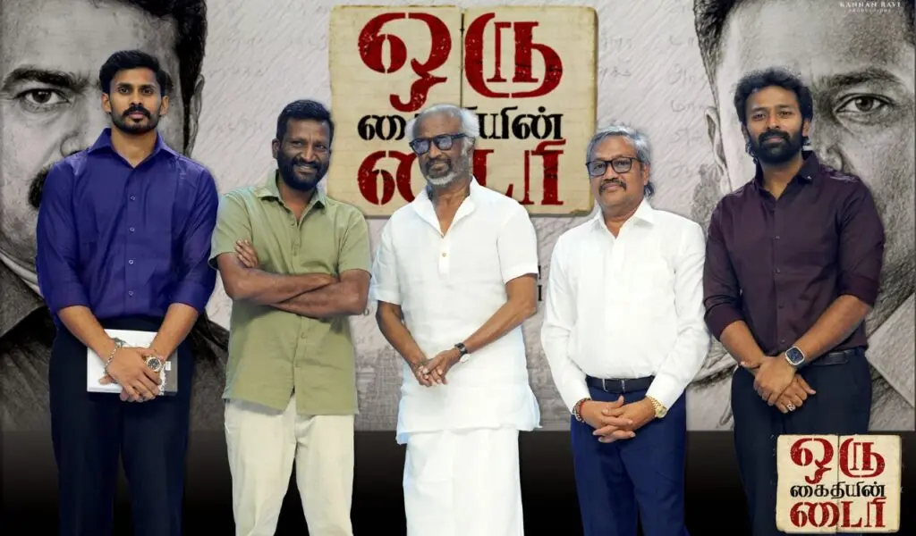 Suseenthiran's Oru Kaidhiyin Diary motion poster revealed by Rajinikanth