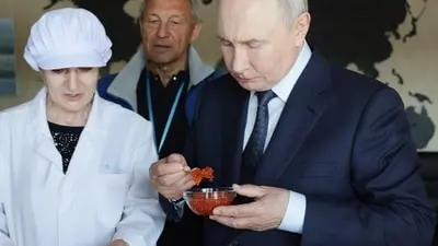 Putin visits disputed Kuril island, drawing Japan’s protest