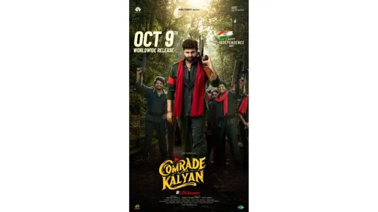 Sree Vishnu’s Comrade Kalyan to release on October 9, 2026
