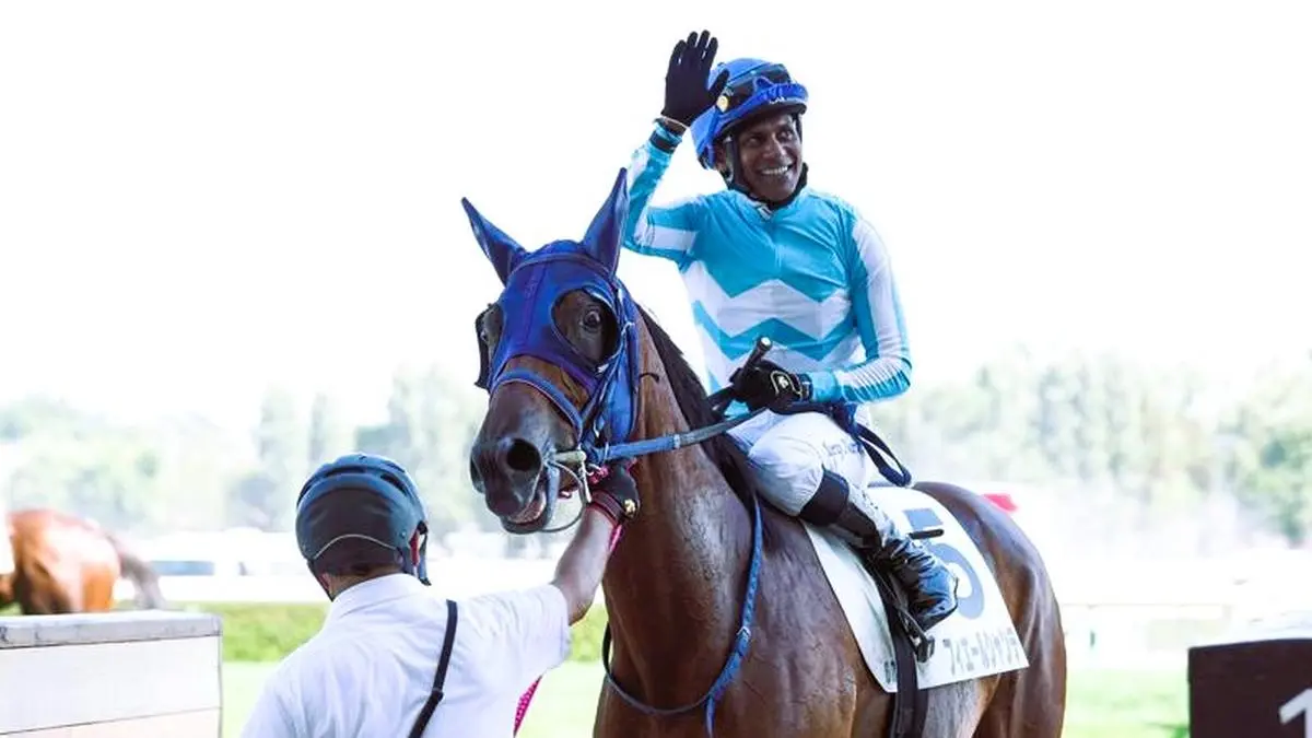 Jockey Suraj Narredu wins first JRA race in Japan