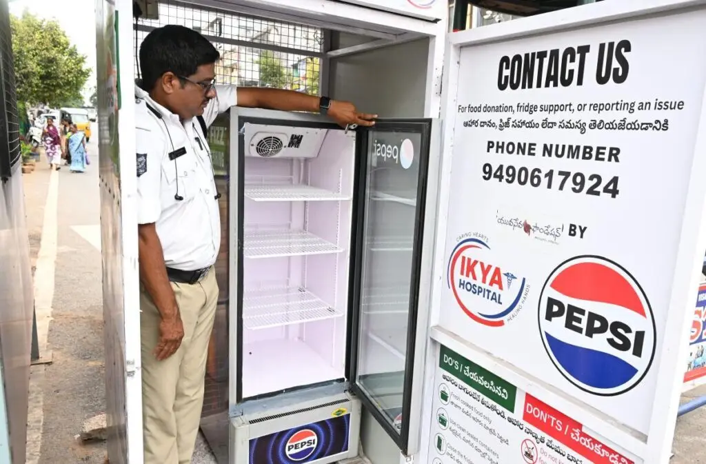 Visakhapatnam police set up community fridges for surplus food