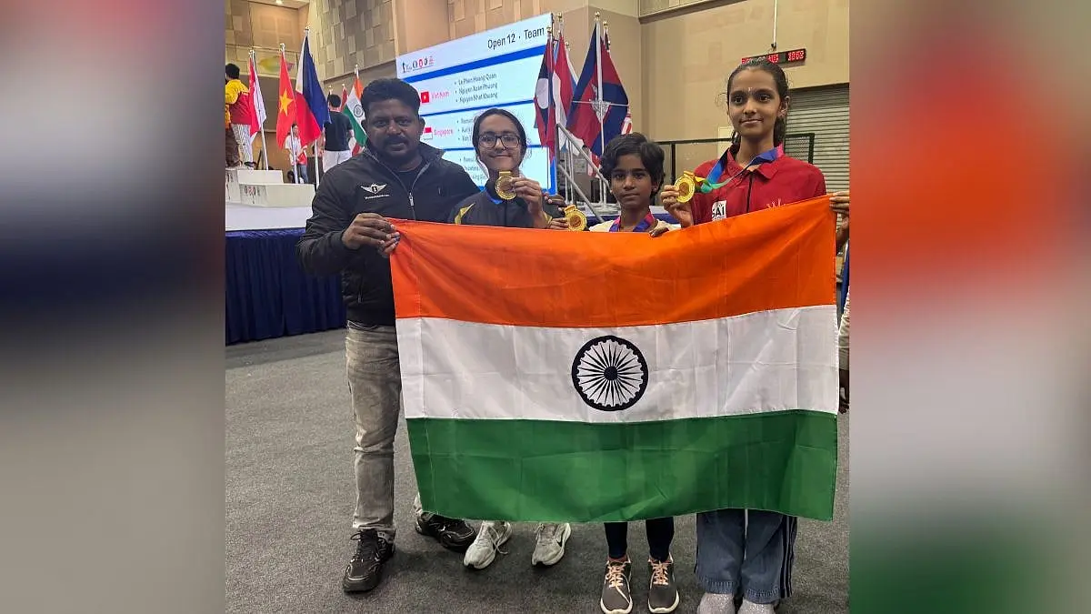India U-12 girls win bronze at ASEAN Chess Championship in Singapore