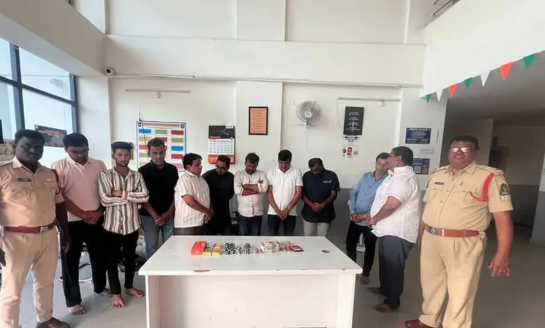10 arrested for gambling in Hyderabad, Rs 1.18 lakh seized