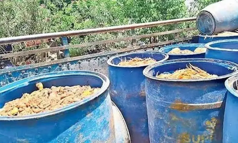 Cyberabad police seize 100 tonnes of chicken waste in raids