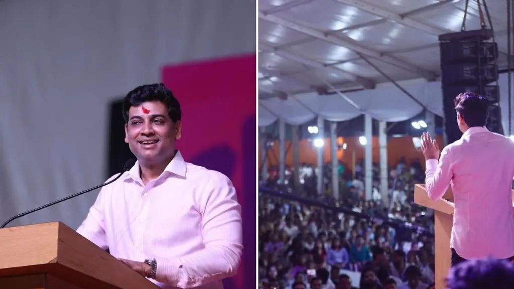 Shiv Sena youth event in Andheri fields Gen Z questions on jobs, AI