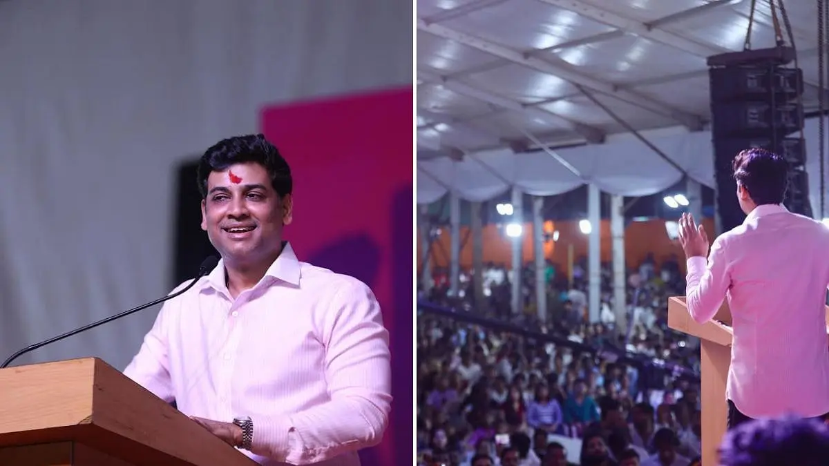 Shiv Sena youth event in Andheri fields Gen Z questions on jobs, AI