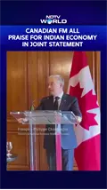Canada finance minister praises Indian economy in joint statement
