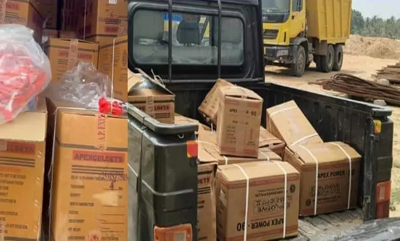 800 kg gelatin seized from Bengaluru construction site
