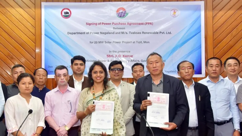 Nagaland signs pact for first private solar plant