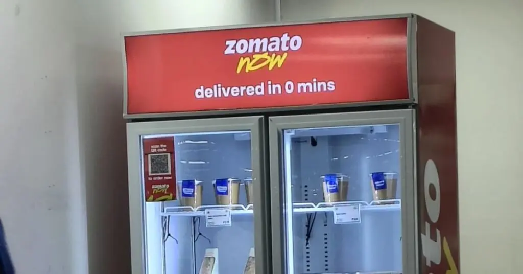 Zomato experiments with vending machines for rapid delivery