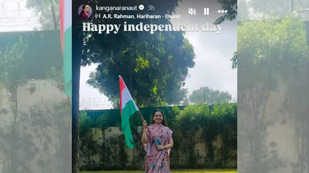 Kangana Ranaut’s Independent Day Greeting Draws Online Reactions