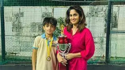 Ajith Kumar's son Aadvik wins football championship