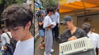 Aamir Khan, Kiran Rao upset as son Azad cries leaving pet clinic