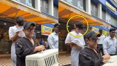 Aamir Khan, Kiran Rao upset as son Azad cries leaving pet clinic