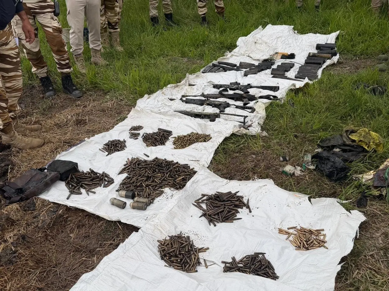Delhi Police destroys AK-47s, explosives seized in Manipur