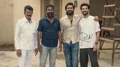 Anirudh surprises Silambarasan on Arasan set as shoot resumes