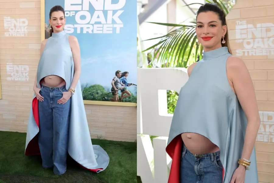 Anne Hathaway Shows Baby Bump, Hits Back at Trolls