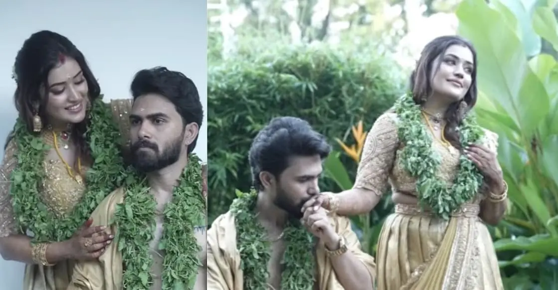 Bigg Boss winner Anumol marries Tamil actor Bhuvanesh Rajendiran