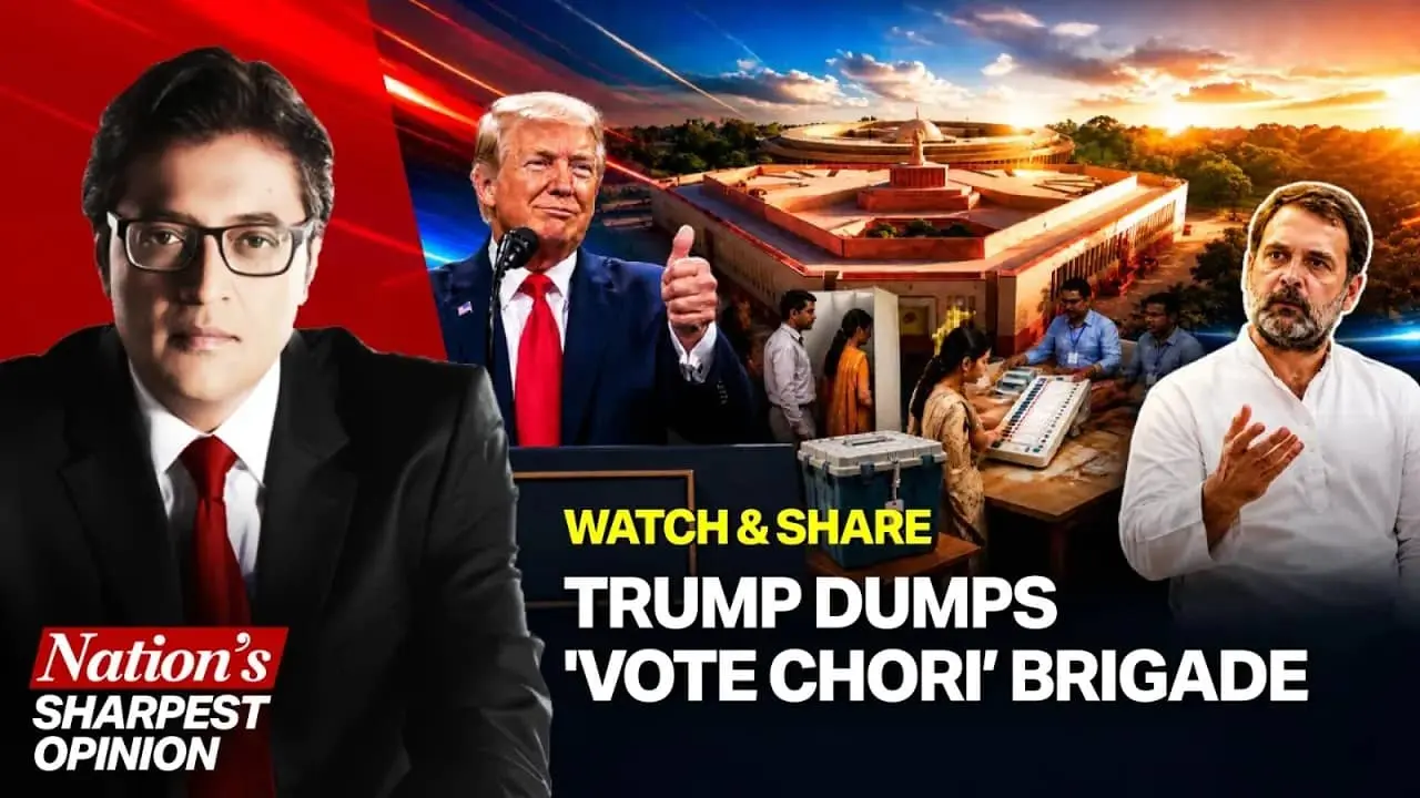 Trump praise undermines Rahul Gandhi's 'vote chori' claims