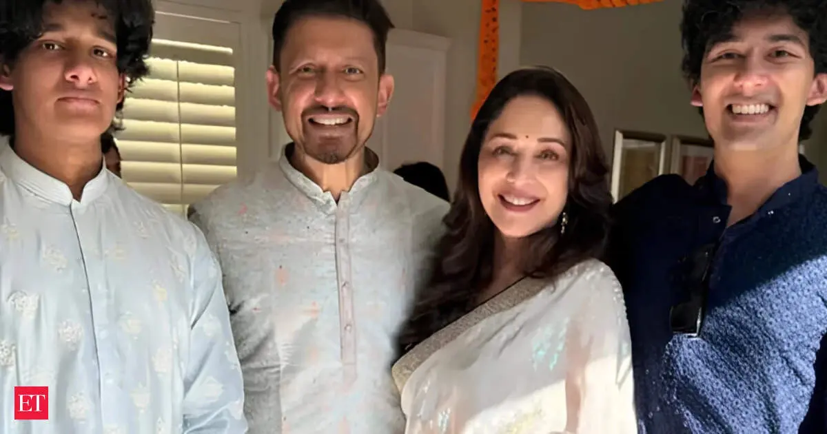 Madhuri Dixit's sons discovered her fame through photographers