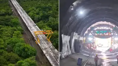 Bullet train work progresses across 135 km in Maharashtra