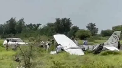 Trainer aircraft crashes near Baramati airstrip, no casualties