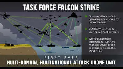 US launches multinational attack drone task force Falcon Strike