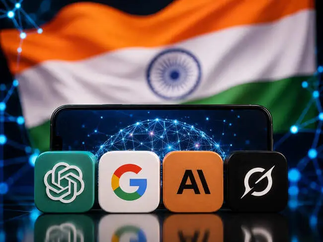 Claude downloads surge 30-fold as Gemini gains on ChatGPT in India