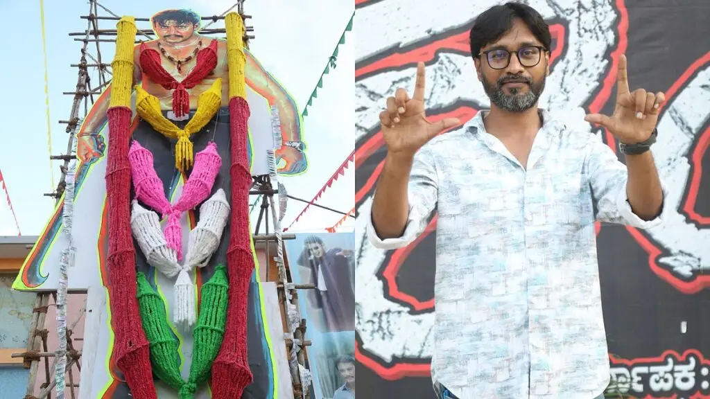 Kannada film Devi shoots 50-ft Darshan cutout action sequence