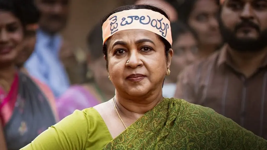 Radikaa Sarathkumar plays Balayya fan in Comrade Kalyan