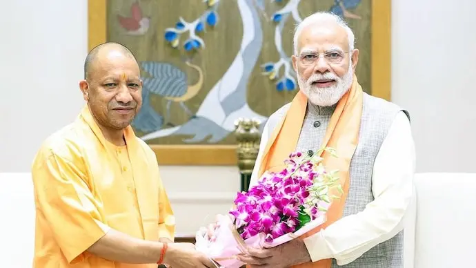 Yogi says Congress responsible for Partition, lauds Modi