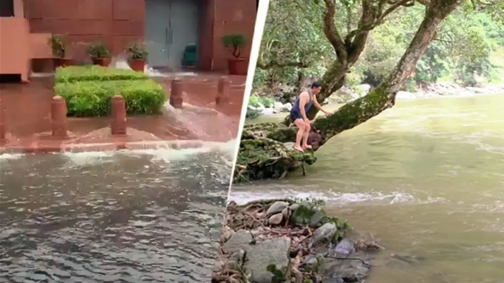 Congress taunts Kiren Rijiju after Parliament complex waterlogging