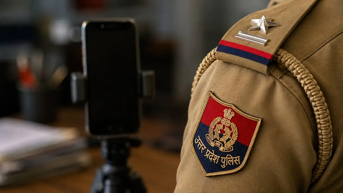 UP police woman SI suspended for sharing objectionable video