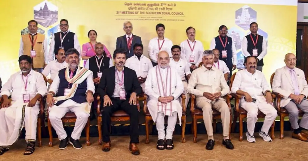 Amit Shah bats for resolving water disputes at Southern Zonal Council