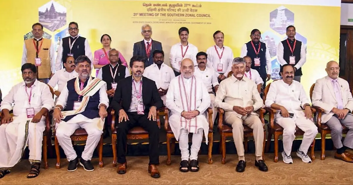 Amit Shah bats for resolving water disputes at Southern Zonal Council