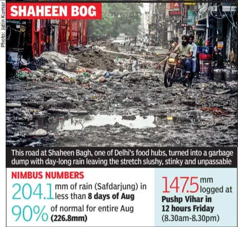 Delhi logs wettest first week of August in 16 years