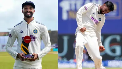 Manav Suthar’s 10-wicket haul gives India 1-0 lead in Sri Lanka