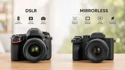 Mirrorless cameras now lead, but DSLRs still have appeal