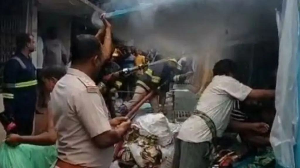 Fire at Bhubaneswar Unit 1 market destroys two shops