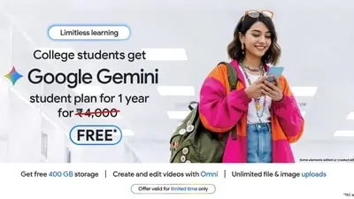 Google offers free AI Plus plan to Indian college students